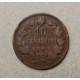 Италия 10 чентезимо 1863 год