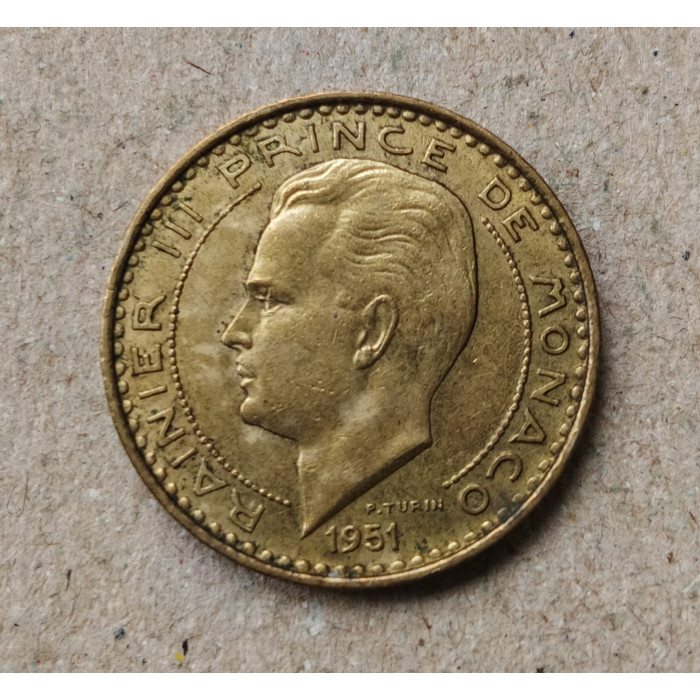 Монако 10 Франков 1951 год