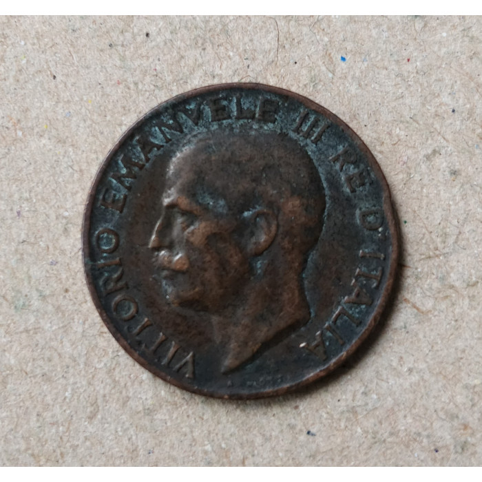 Италия 5 Чентезимо 1927 год , Пшеница