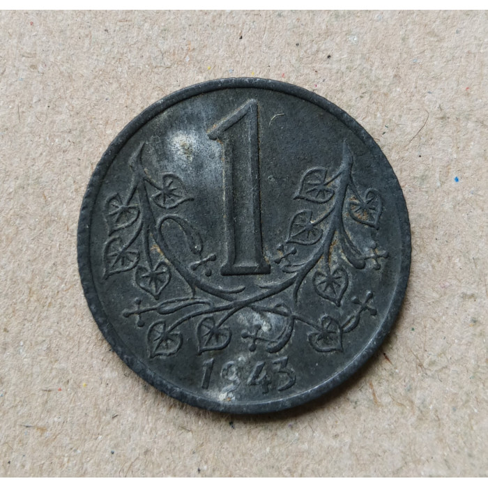 Богемия и Моравия 1 Крона 1943 год