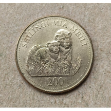 Танзания 200 Шиллингов 1998 год , Львы