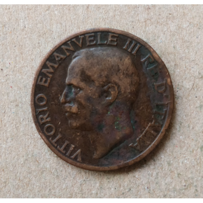 Италия 10 Чентезимо 1927 год , Пчела 