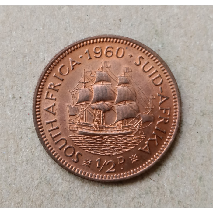 ЮАР 1/2 Пенни 1960 год , Корабль
