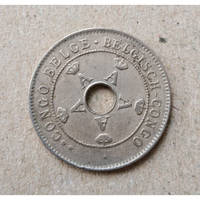 Бельгийское Конго 10 Сентим 1921 год