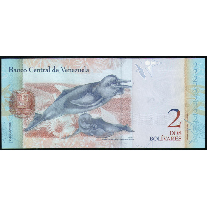 Венесуэла 2 Боливара 2013 год , UNC
