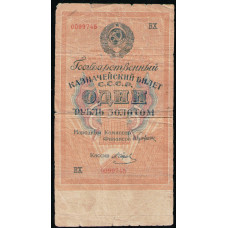 СССР 1 Рубль Золотом 1928 год 