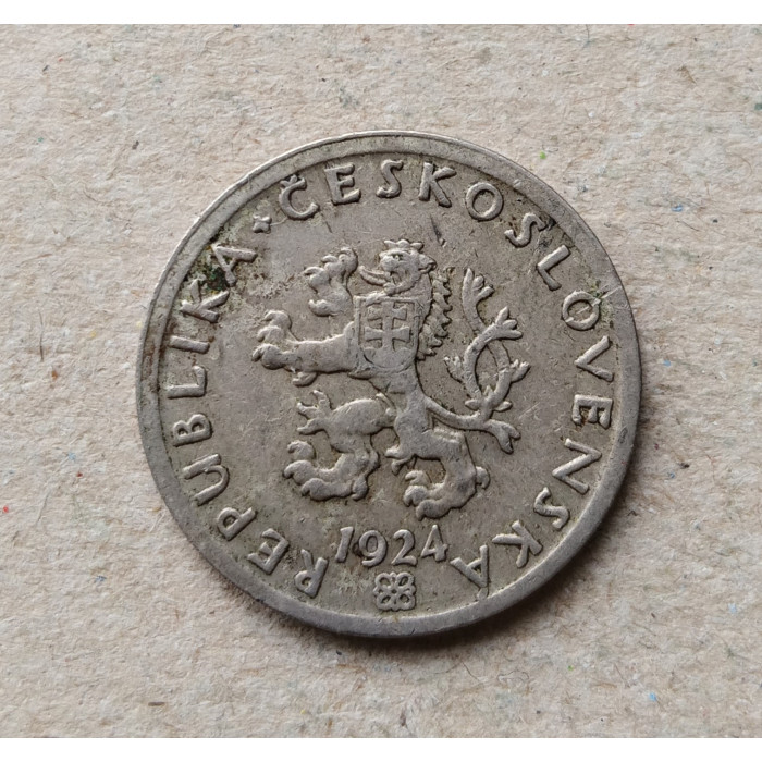 Чехословакия 20 Геллеров 1924 год