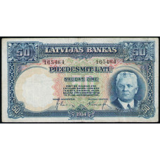 Латвия 50 Лат 1934 год