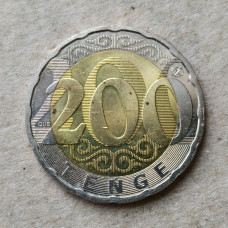 Казахстан 200 Тенге 2020 год , Биметалл