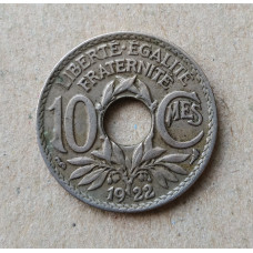 Франция 10 Сентим 1924 год
