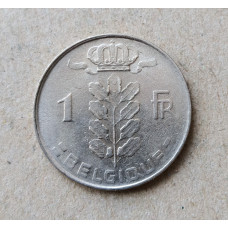 Бельгия 1 Франк 1975 год