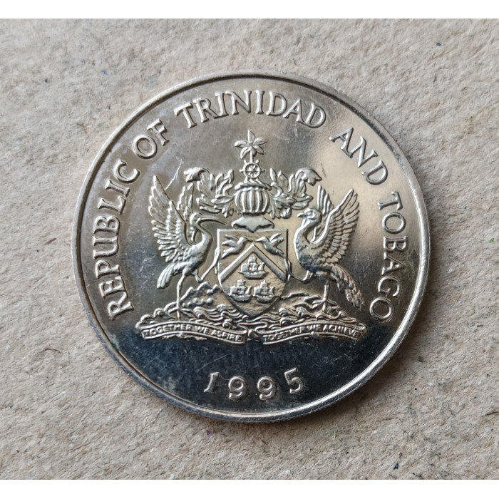 Тринидад и Тобаго 1 Доллар 1995 год , 50 лет ФАО