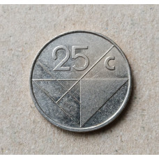 Аруба 25 Центов 1992 год