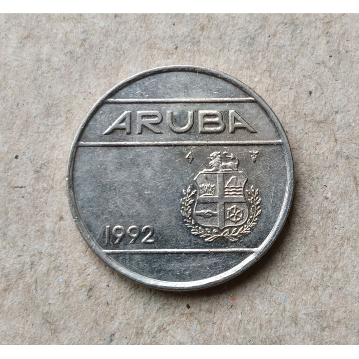 Аруба 25 Центов 1992 год