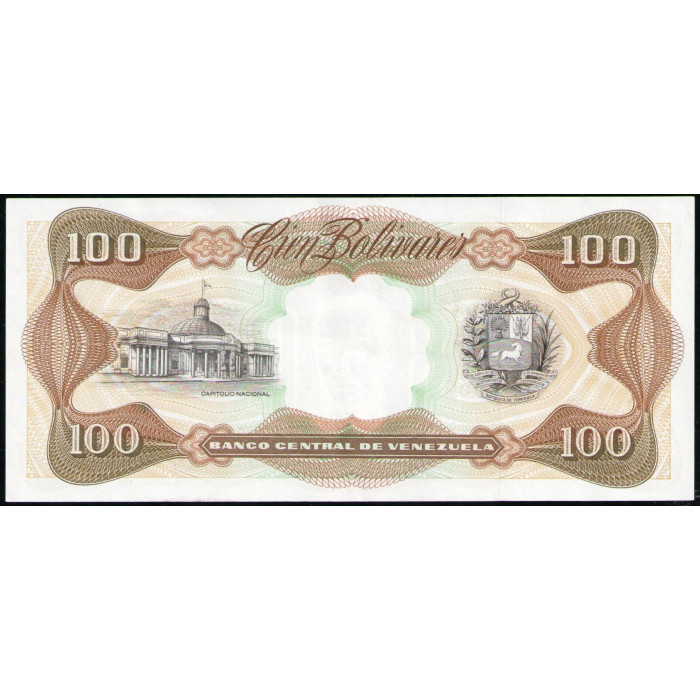 Венесуэла 100 боливаров 1992 год , АUNC