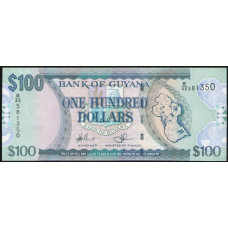 Гайана 100 Долларов 2012 год , UNC 