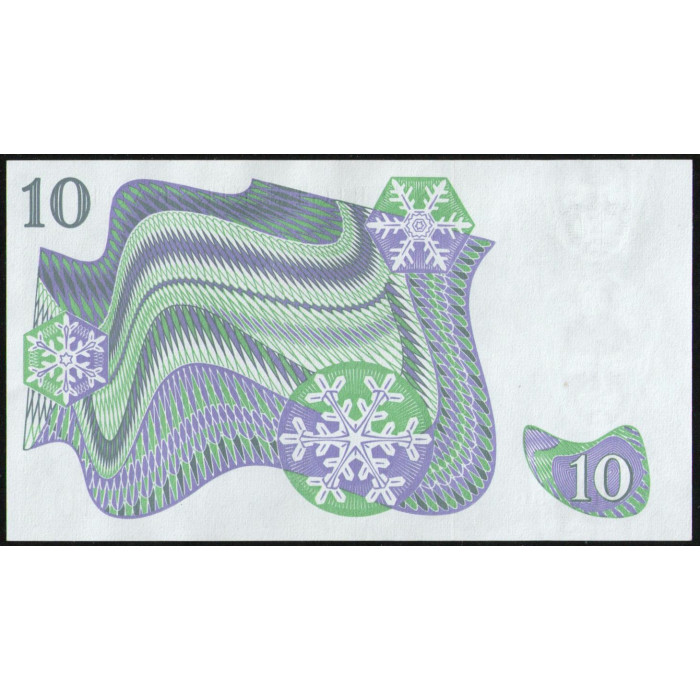 Швеция 10 Крон 1987 год , UNC