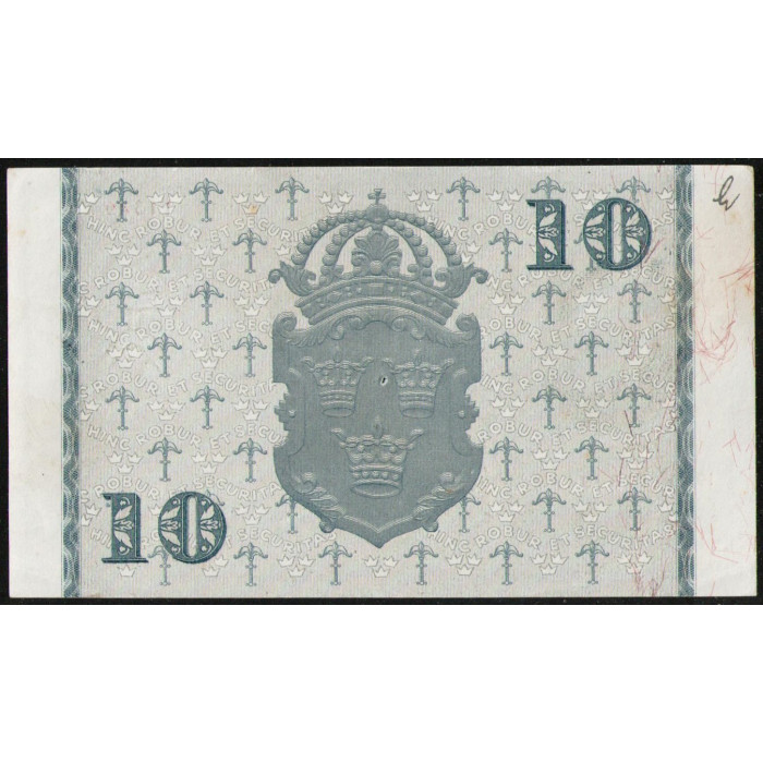Швеция 10 Крон 1943 год 