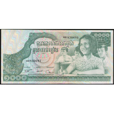 Камбоджа 1000 Риэлей 1973  год , XF