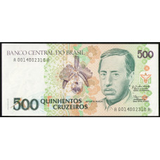 Бразилия 500 Крузейро 1990 год , АUNC