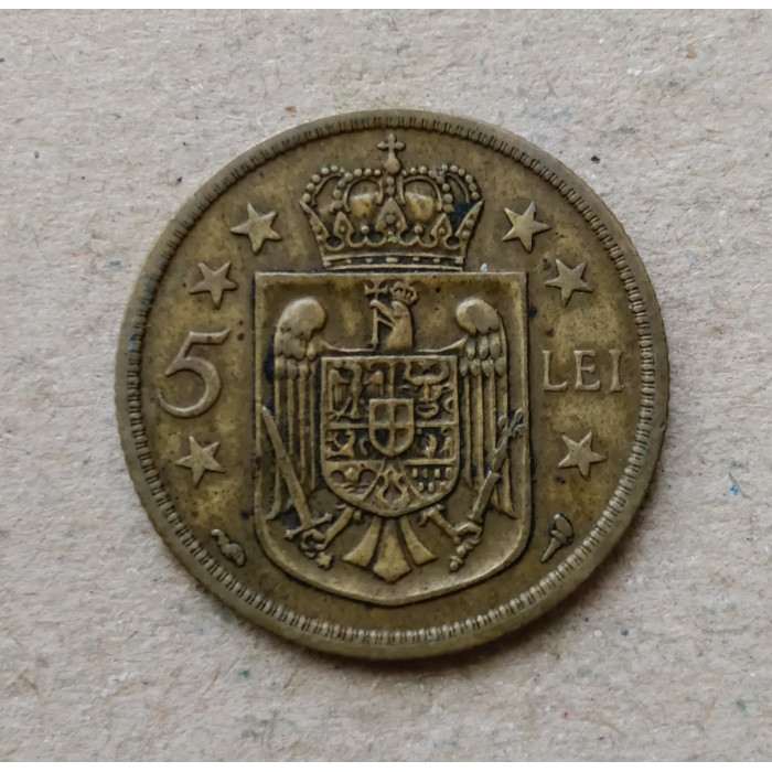 Румыния 5 Леев 1930 год 