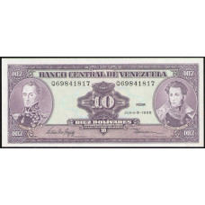 Венесуэла 10 Боливаров 1995 год , UNC