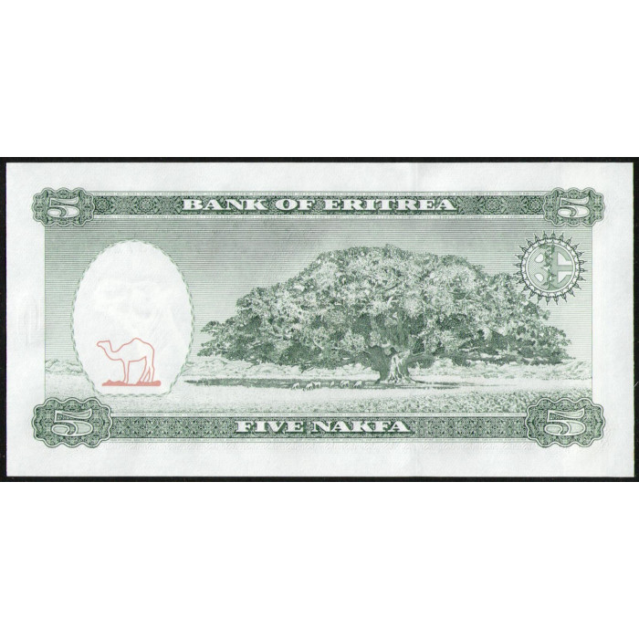 Эритрея 5 Накфа 1997 год , UNC