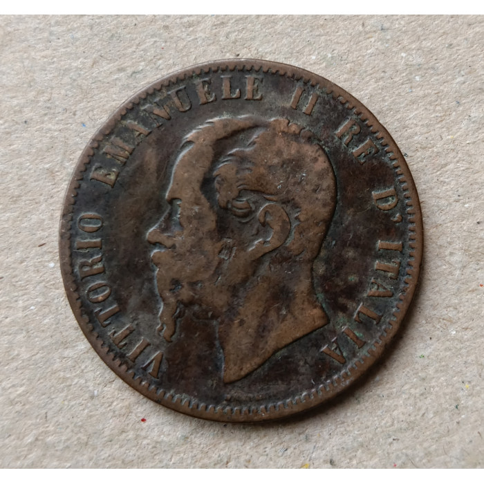 Италия 10 Чентезимо 1867 год