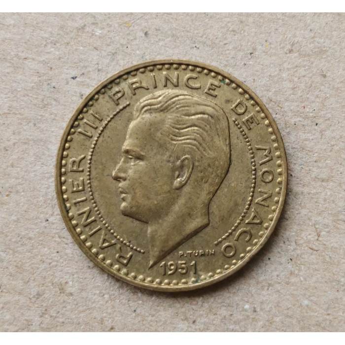 Монако 20 Франков 1951 год 