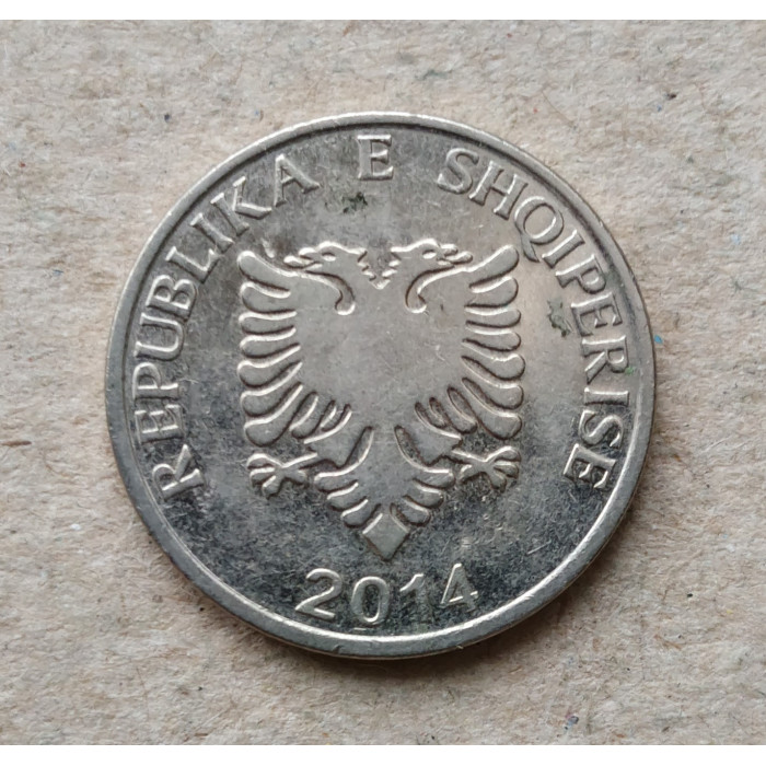 Албания 5 Лек 2014 год 