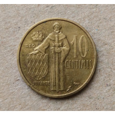 Монако 10 Сентим 1962 год