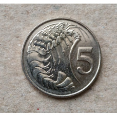 Каймановы Острова 5 Центов 2005 год , Креветка
