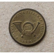 Жетон , Польша , 1990 год , Почта, Телефон , Телеграф