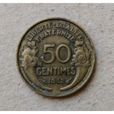 Франция 50 Сентим 1932 год