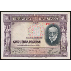 Испания 50 Песет 1935 год