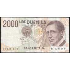 Италия 2000 Лир 1990 год