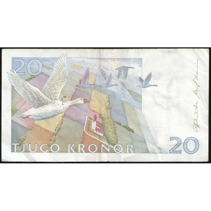 Швеция 20 Крон 1992 год