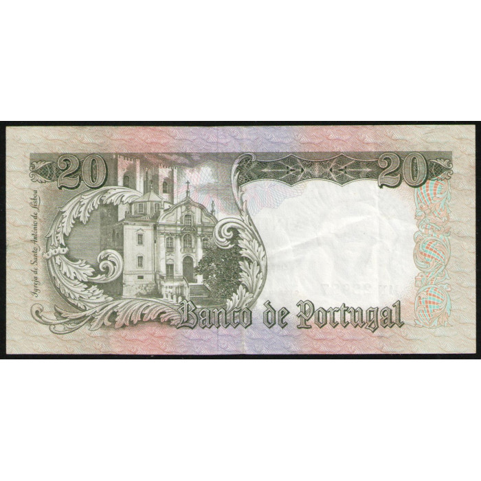 Португалия 20 Эскудо 1964 год , VF
