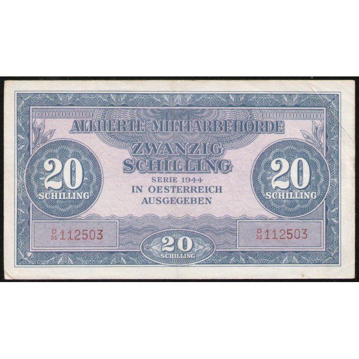 Австрия 20 Шиллингов 1944 год