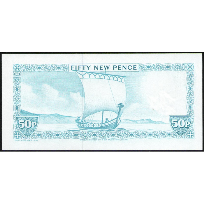 Остров Мэн 50 Пенсов 1979 год , UNC
