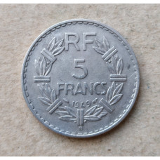 Франция 5 Франков 1949 год