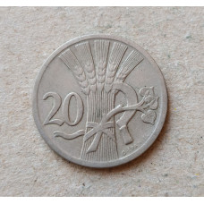 Чехословакия 20 Геллеров 1928 год