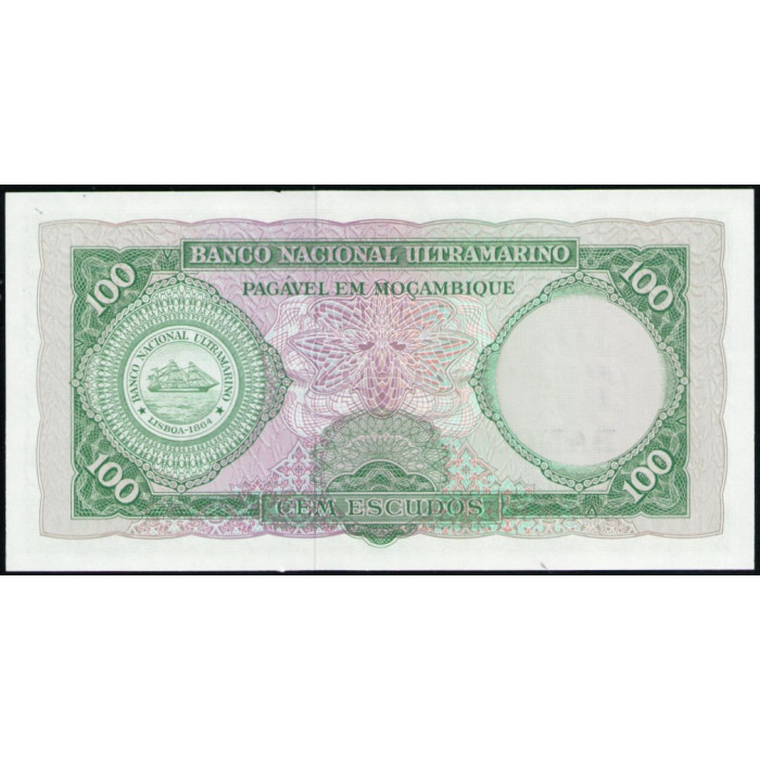 Мозамбик 100 Эскудо 1961 год 