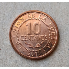 Боливия 10 Сентаво 2001 год