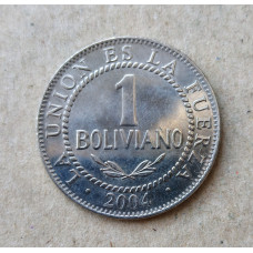 Боливия 1 Боливиано 2004 год 
