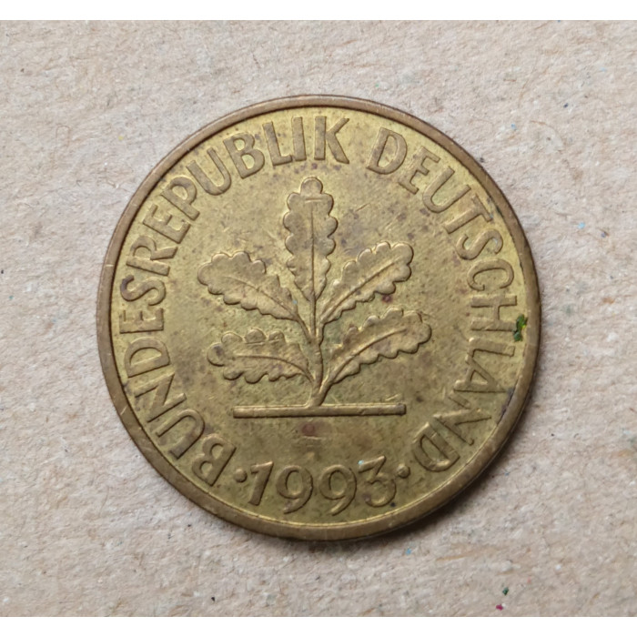 ФРГ 10 Пфеннигов 1993 год , G