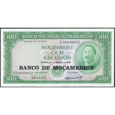 Мозамбик 100 Эскудо 1961 год , UNC