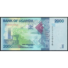 Уганда 2000 Шиллингов 2015 год , UNC