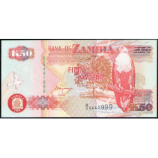 Замбия 50 Квача 2001 год , UNC 