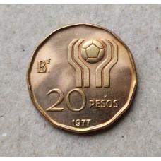 Аргентина 20 Песо 1977 год , Чемпионат мира по футболу 